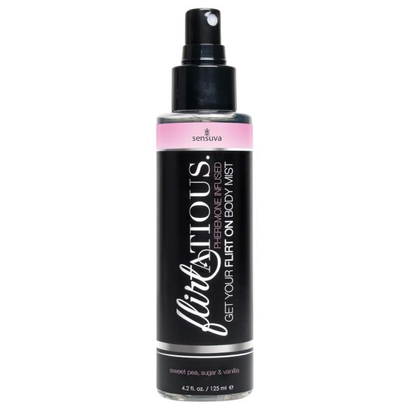 Sensuva Flirtatious - Pheromonspray för kroppen - vanilj- och vicke (125 ml)