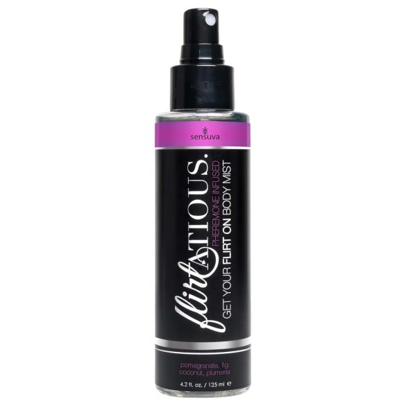 Sensuva Flirtatious - feromon kroppsspray - granatäpple och kokos (125 ml)
