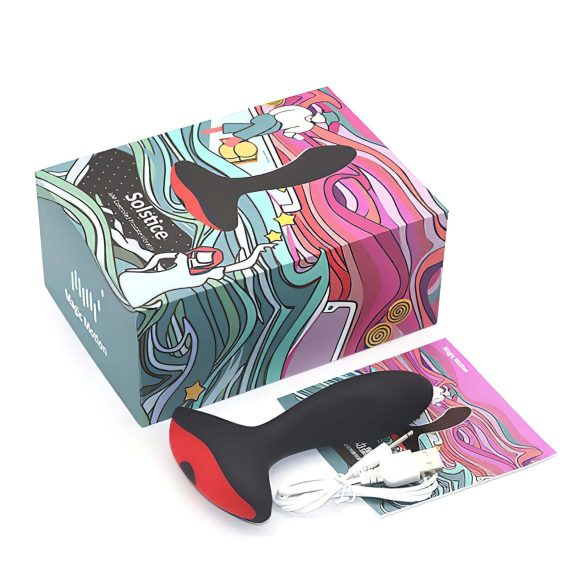 Magic Motion Solstice - prostatavibrator med appstyrning - uppladdningsbar svart