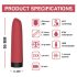 Magic Motion Awaken - smart, uppladdningsbar minivibrator (röd)