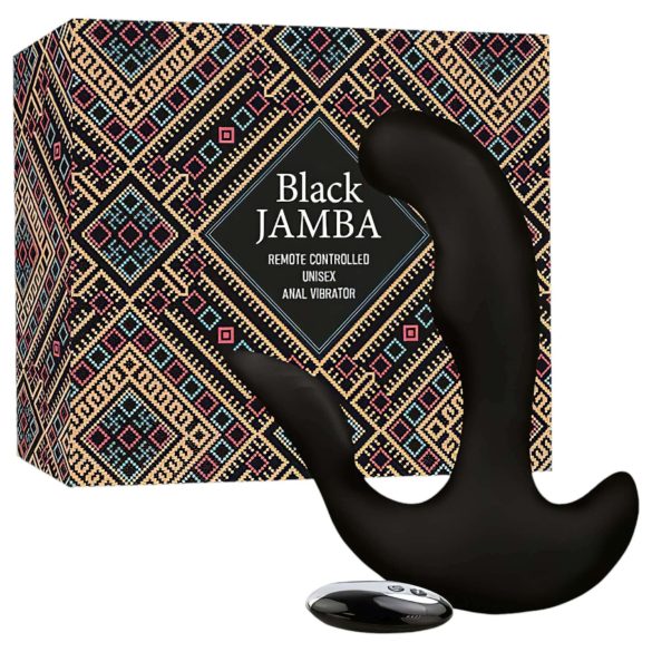 FEELZTOYS Svart Jamba - trådlös, värmande analvibrator (svart)