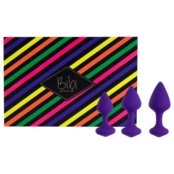 FEELZTOYS Bibi - Analsätt - Lila (3 delar)
