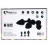 FEELZTOYS Bibi - svarta analpluggset (3 delar)
