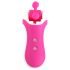 FEELZTOYS Clitella - laddningsbar, roterande oral vibrator (rosa)