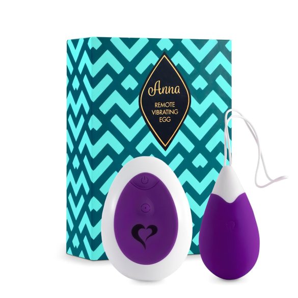 FEELZTOYS Anna - trådlöst laddningsbart vibratorägg (lila)