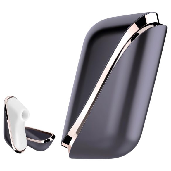 Satisfyer Traveler - Bärbar klitorisstimulator (svart/vit)