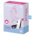 Satisfyer Traveler - Bärbar klitorisstimulator (svart/vit)