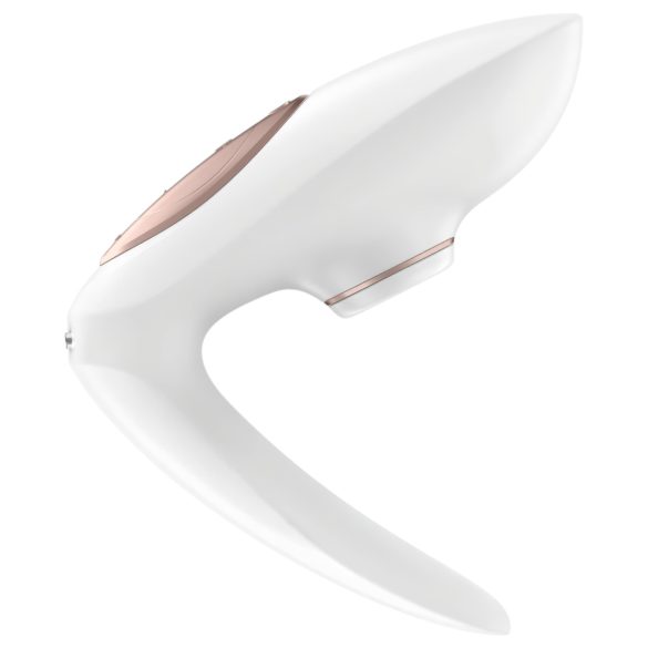 Satisfyer Pro 4 Couples - parvibrator lufttryck uppladdningsbar vit