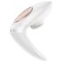 Satisfyer Pro 4 Couples - uppladdningsbar luftvibrator för par (vit)