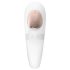 Satisfyer Pro 4 Couples - uppladdningsbar luftvibrator för par (vit)