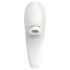 Satisfyer Pro 4 Couples - uppladdningsbar luftvibrator för par (vit)
