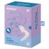 Satisfyer Pro 4 Couples - uppladdningsbar luftvibrator för par (vit)