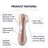 Satisfyer Pro 2 Gen2 - Uppladdningsbar Klitorisstimulator (brun)