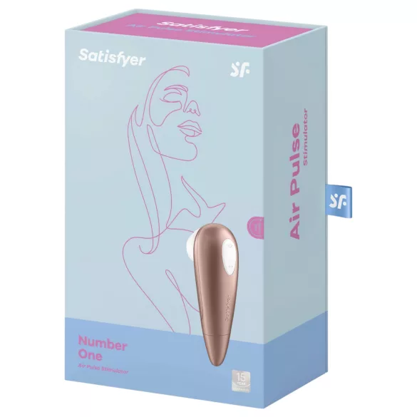 Satisfyer 1 Number One - lufttryck vibrator för klitoris - brun