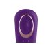 Satisfyer Double Classic - Vattentät, uppladdningsbar parvibrator (lila)