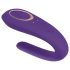 Satisfyer Double Classic - Vattentät, uppladdningsbar parvibrator (lila)