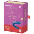Satisfyer Double Whale - Dubbelmotoriserad Parvibrator (blå)