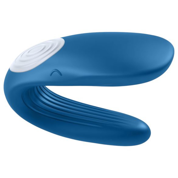Satisfyer Double Whale - parvibrator med 2 motorer - blå