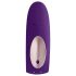 Satisfyer Double Plus Remote - trådlös, uppladdningsbar parvibrator (lila)