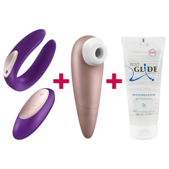 Satisfyer - vibratorkit för par - 3 delar