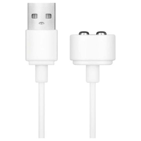 Satisfyer - Magnetisk USB-laddningskabel (vit)