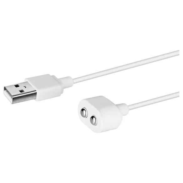 Satisfyer - magnetisk USB-laddkabel - vit