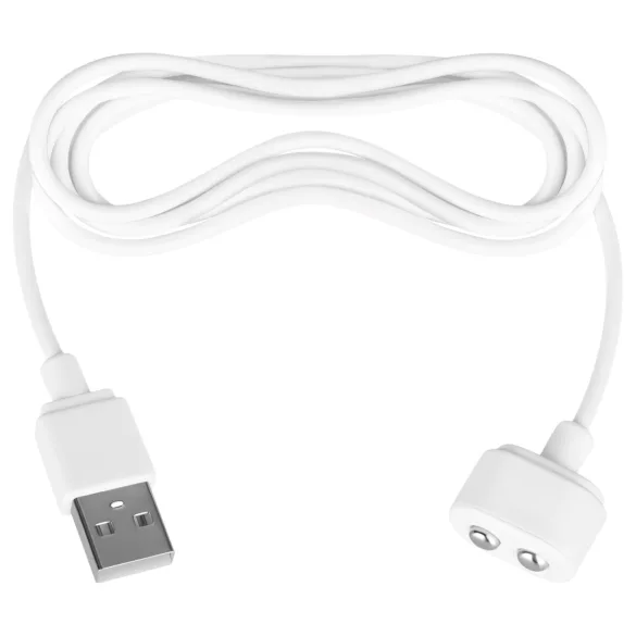 Satisfyer - magnetisk USB-laddkabel - vit