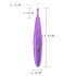 Zumio Soft - uppladdningsbar klitorisvibrator (lila)