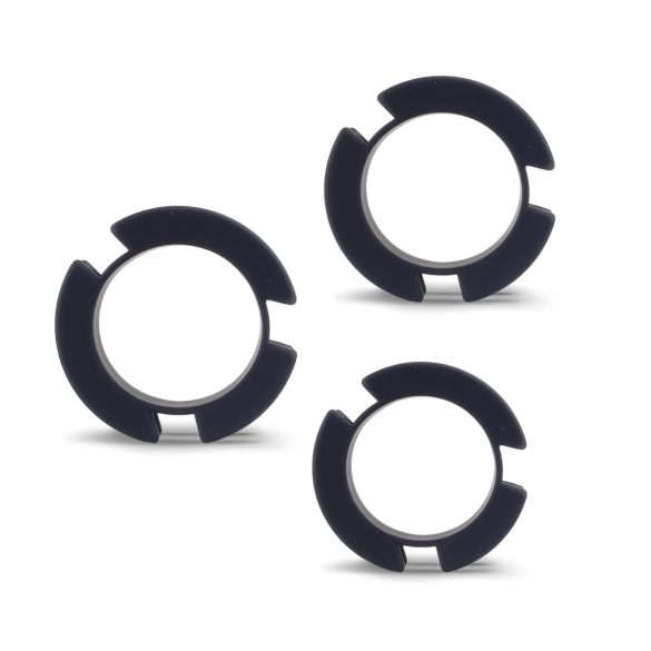 LOCK A WILLY - peniskorg med lås - silikon - svart