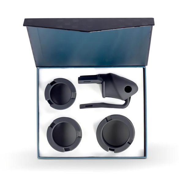 LOCK A WILLY - peniskorg med lås - silikon - svart