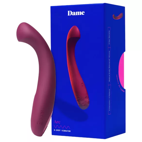 Dame Arc - G-punkt vibrator - uppladdningsbar - rosa