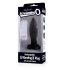 Screaming Plug - uppladdningsbar, radiostyrd anal vibrator (svart)