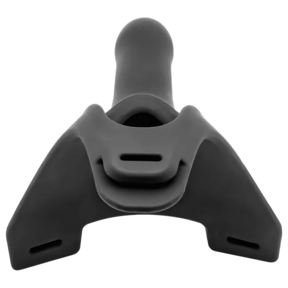 Perfect Fit - strap-on dildo - 14 cm - svart