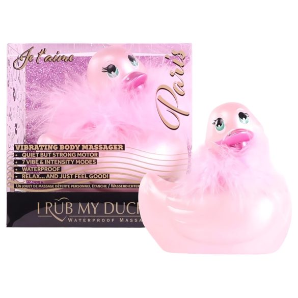 My Duckie Paris 2.0 - vattentät anka-klitorisstimulator (rosa)