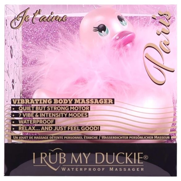 My Duckie Paris 2.0 - vattentät anka-klitorisstimulator (rosa)