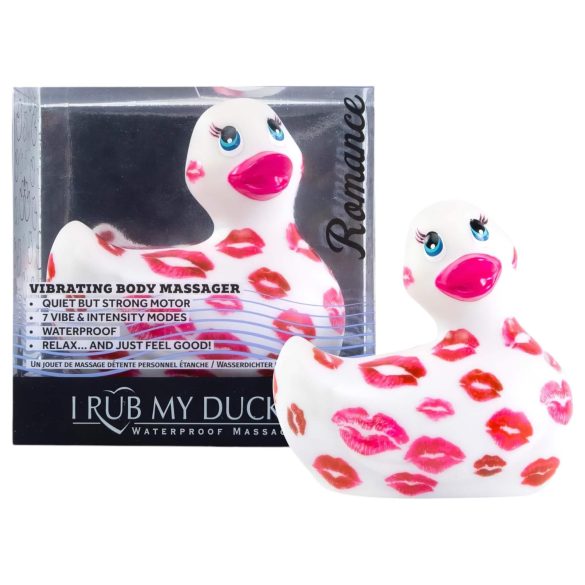 My Duckie Romance 2.0 - Vattentät klitorisvibrator (vit-rosa)