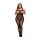 Baci Plus Size - mönstrad nätbody - svart (XL-XXL)