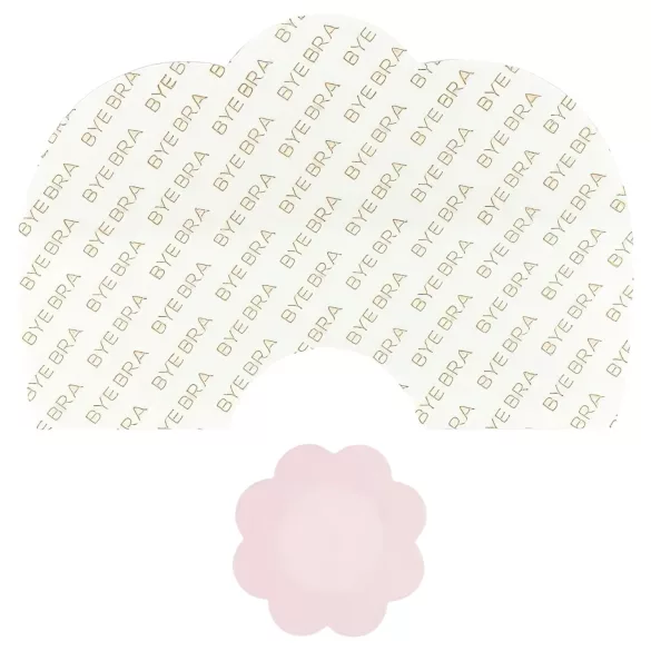 Bye Bra D-F - osynlig bröstlyft tejp - rosa - 6 st