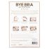 Bye Bra D-F - osynligt lyft, rosa (3 par)