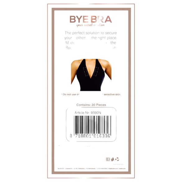 Bye Bra - klädtejpfäste dubbelsidig - 20 st