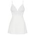 Obsessive 810-BAB-2 - spets babydoll och stringtrosa (vit)