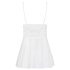Obsessive 810-BAB-2 - spets babydoll och stringtrosa (vit)