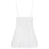 Obsessive - babydoll med spets och stringtrosa - vit - L/XL