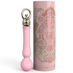   ZALO - lyx massager vibrator med uppladdningsbart batteri - rosa