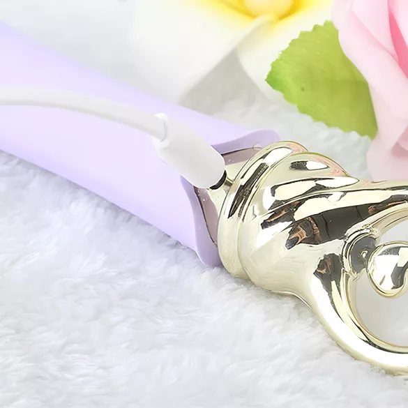 ZALO Confidence - uppladdningsbar lyxmassager vibrator - lila