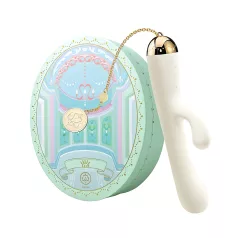 ZALO Ichigo Rabbit - App-styrd lyxvibrator (vit)