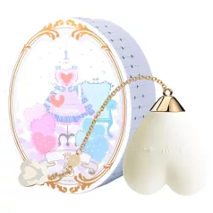 ZALO Baby Heart - App-styrd klitorisstimulator (vit)