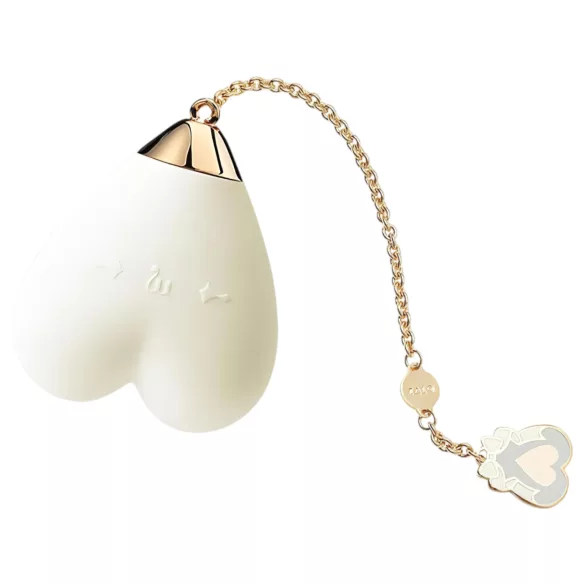 ZALO Baby Heart - App-styrd klitorisstimulator (vit)