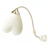 ZALO Baby Heart - App-styrd klitorisstimulator (vit)