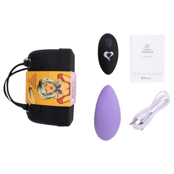 FEELZTOYS Trosa - uppladdningsbar, trådlös klitorisstimulator (lila)
